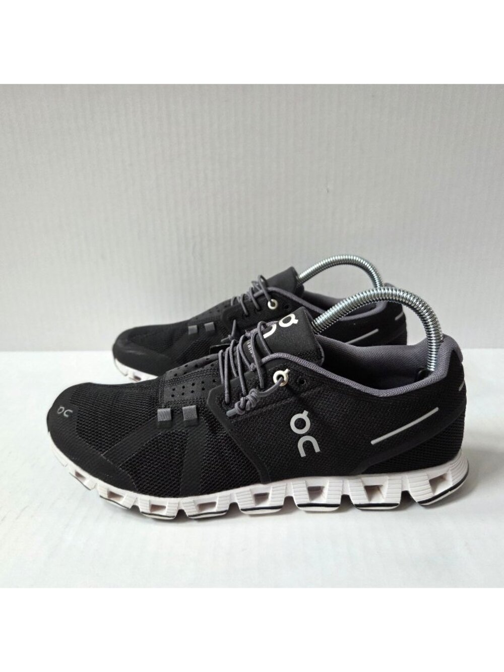 On Cloud Shoes Womens 9.5 Black Mesh Lace Up Athletic Running Sneakers 19.0001